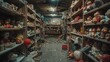 © Kanok - 19. Halloween Day: Abandoned toy store, creepy dolls, dusty shelves
