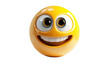 © designspace01 - Cheerful emoji face with a gentle smile, representing friendliness and warmth in digital interactions