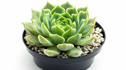 a green plant in a pot