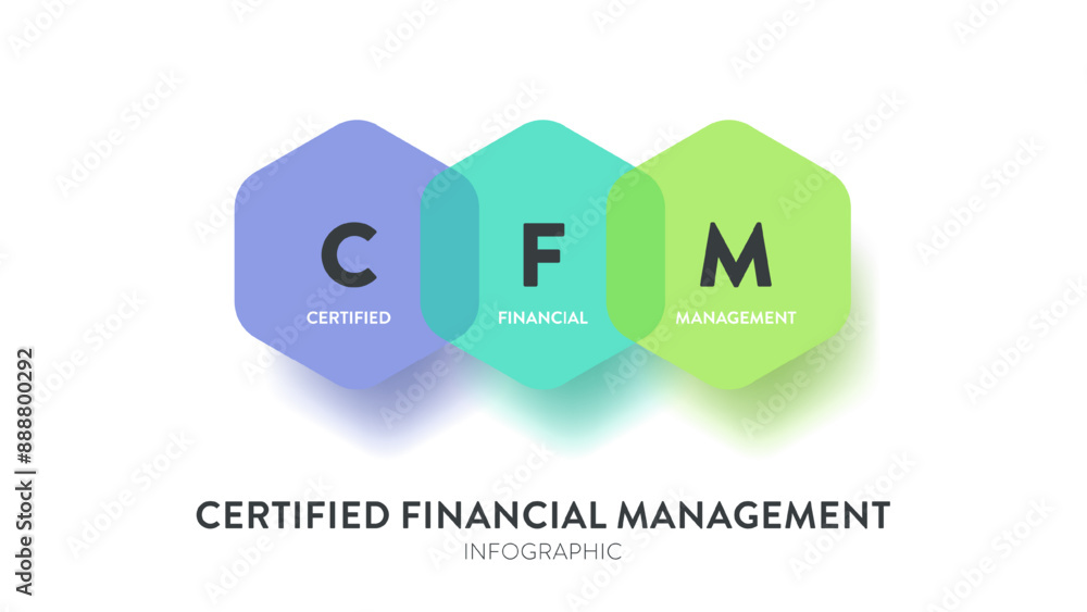Certified Financial Management or CFM model infographic diagram chart ...