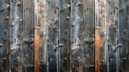 Wall Mural - Old wooden panels texture for background