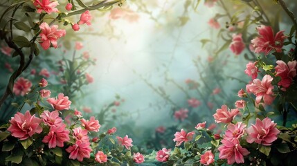 Wall Mural - Blooming Flowers in Spring