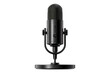 © posterpalette - Black podcast microphone isolated on transparent background