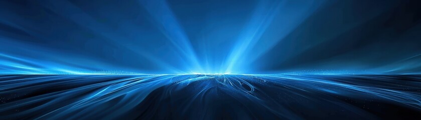 Wall Mural - Abstract Blue Light