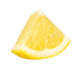 Canvas Print - piece lemon fruit isolated, Fresh and Juicy Lemon, transparent PNG, PNG format