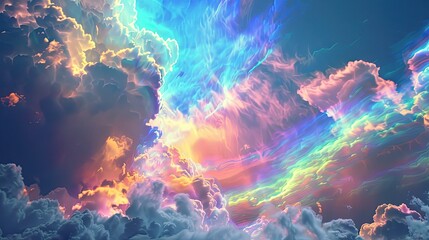 An iridescent cloud is a colorful optical phenomenon that occurs in clouds