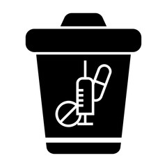 Poster - medical waste Solid icon