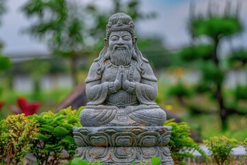 buddha statue in the garden