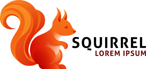 Poster - Squirrel Animal Design Icon Mascot Illustration