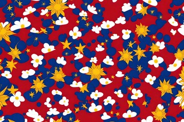 Canvas Print - Philippines Flag background 