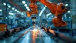 © Sunshine - Industrial Robotic Arm Welding Metal in Modern Factory with Sparks Flying