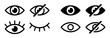 © David - vector eye icon for visible and invisible passwords