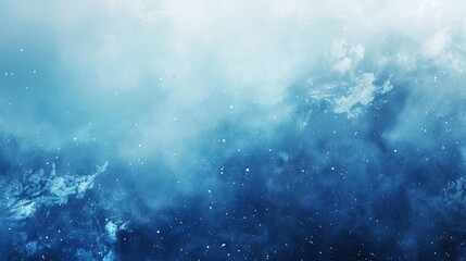 Wall Mural - Blue Abstract Watercolor Background.