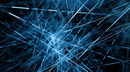 Wall Mural - abstract blue lines background.