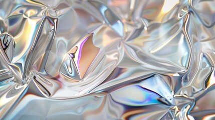 Wall Mural - abstract holographic background with iridescent colors.