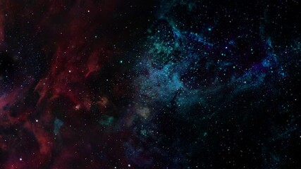 Wall Mural - Space scene with nebula ultra HD.