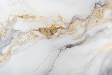 Wall Mural - Processed collage of white and gold marble texture. Background for banner, backdrop or texture