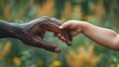 © fotofabrika - Close-Up of Adult and Child Hands Holding Each Other Outdoors