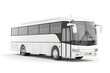 © TheseusStock - White travel bus isolated on white background, detailed photo, png.