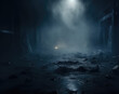 © evening_tao - Enigmatic Foggy Night in Urban Ruins