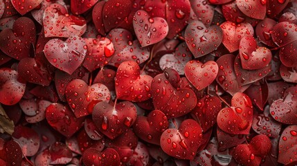 Poster - Background featuring hearts