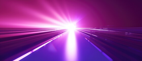 Poster - Abstract Purple and Blue Speed of Light