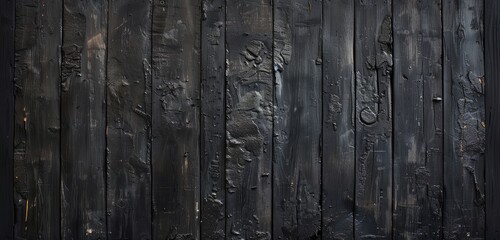 Canvas Print - Dark Textured Wooden Planks Background