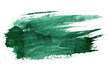 © David Kreuzberg - dark green watercolor brush stroke paint isolated on white or transparent png