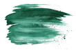 © David Kreuzberg - dark green watercolor brush stroke paint isolated on white or transparent png