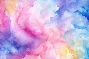 Sticker - Colorful Abstract Watercolor Background