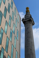 Sticker - View at modern buildings of London in England