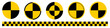 © Sunil - Crash test dummy car safety symbol set