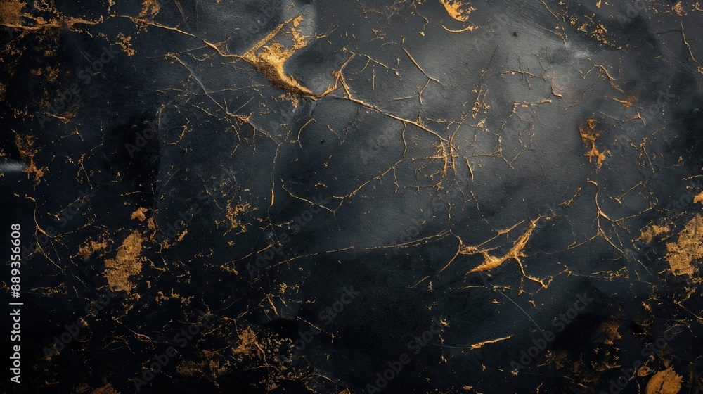 Dark academia background with gold lines.