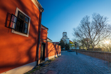 Gyor historical old town in Hungary