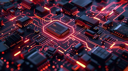 circuit board wallpaper