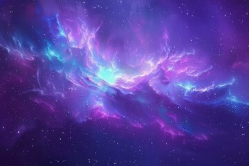 Wall Mural - abstract graphic design background with a galaxy theme.