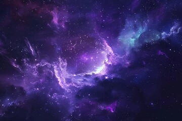 Wall Mural - abstract galaxy wallpaper background.