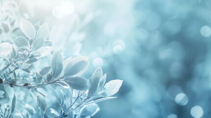 spring soft light blue background, glowing design background