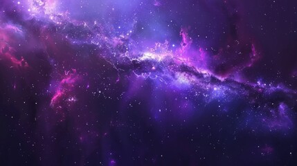 Wall Mural - realistic cosmic galaxy background. concept of space, nebula and cosmos