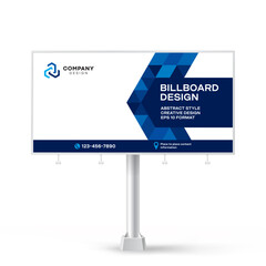 Wall Mural - billboard design, creative background for outdoor advertising, exhibition stand for placing photos a