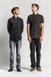 © Jorge Ferreiro - Short and tall man next to each other. Height advantage