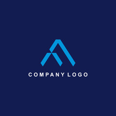 Wall Mural - AF vector logo, for financial companies, technology and others. Thank You