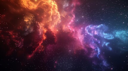 colorful galaxy clouds nebula background wallpaper, space and cosmos concept, supernova, night stars