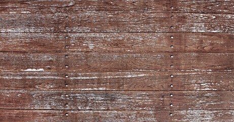 Wall Mural - Old plank wooden background or texture	