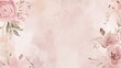 © @desy - Watercolor Floral Background with Pink Tones