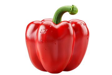 Wall Mural - Single Red Bell Pepper