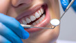 © Stock Source - Dentist explaining the benefits of dental bonding for cosmetic enhancements