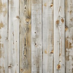 Wall Mural - Rustic vintage white barn wood background with weathered wooden planks, distressed texture, and subtle grain pattern, evoking a sense of rural charm and nostalgia.