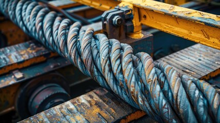 Canvas Print - Boat Rope Close Up