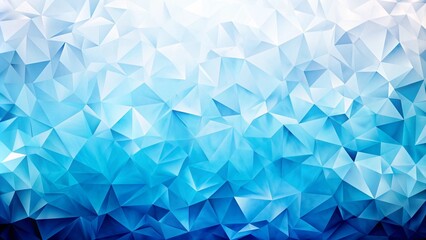 Wall Mural - Abstract triangular shapes on a blue icy textured background,generative ai